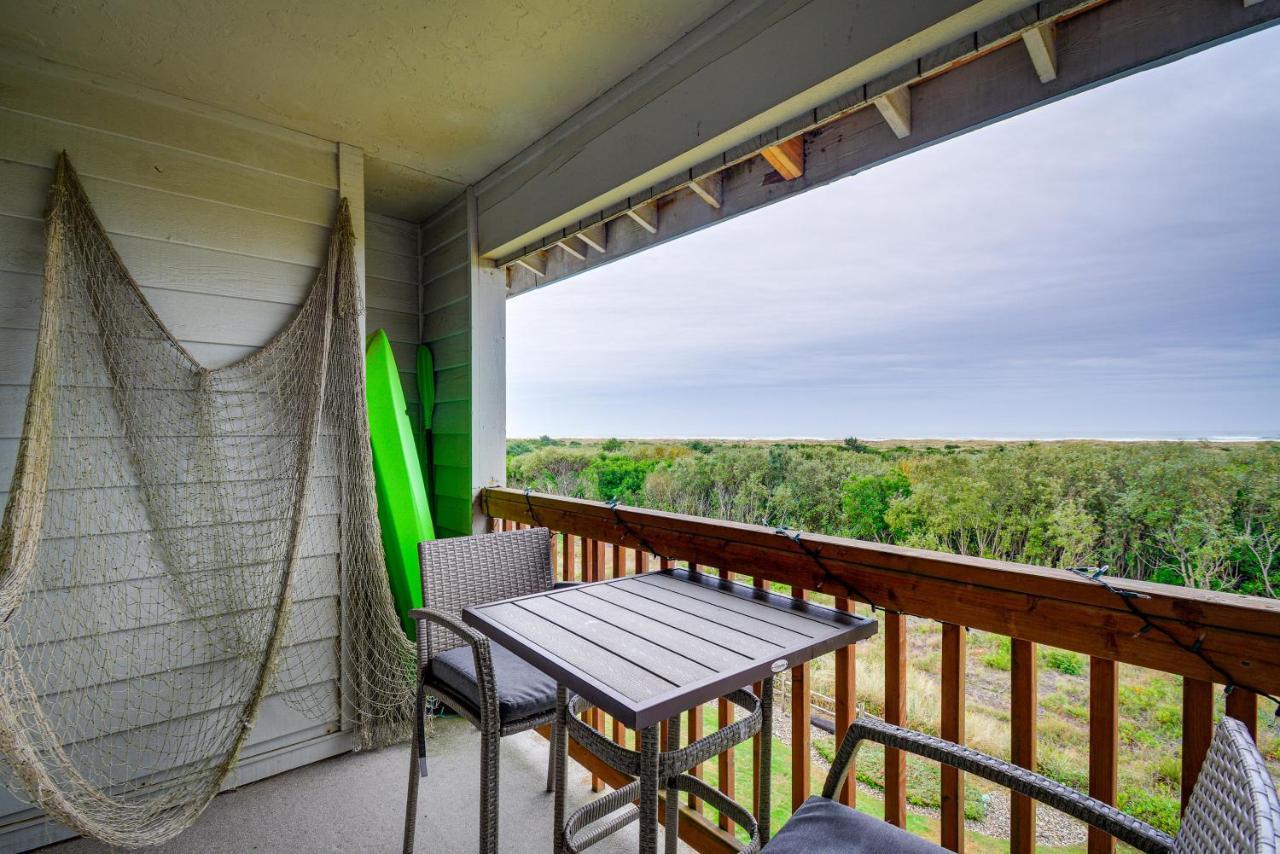 Dog-Friendly Ocean Shores Condo With Balcony And Views Exterior photo